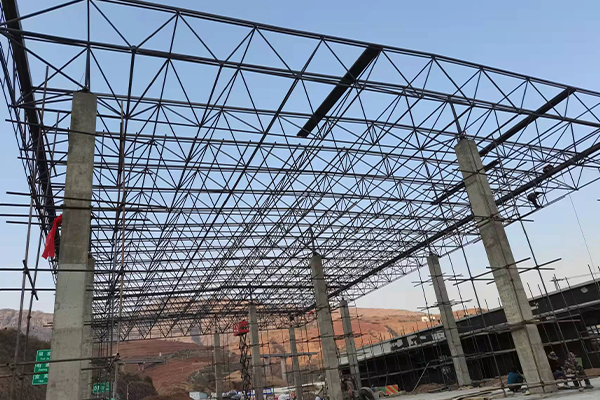 晋州钢结构网架图片